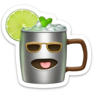 Gat drinking moscow mule sticker