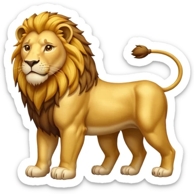 Lion sticker
