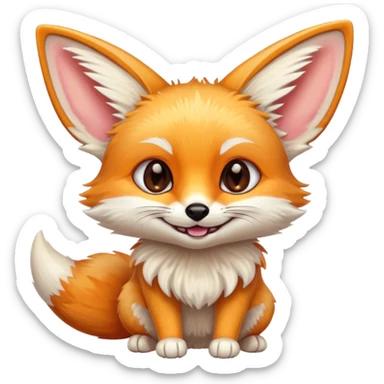 Fennec émojis  a inséré en clavierclavier sticker