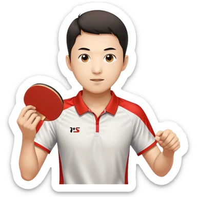 Zhendong Fan table tennis player sticker