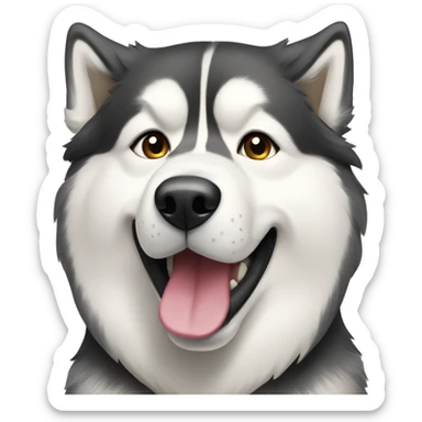 Alaskan malamute sticker