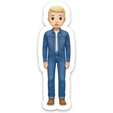 washing deep blue long denim 



 sticker