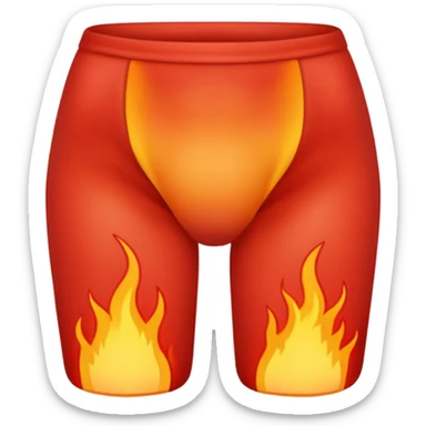 Chafed thighs  sticker