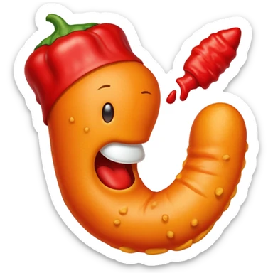 Talking hot cheetos sticker