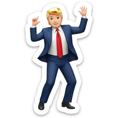 trump dance sticker
