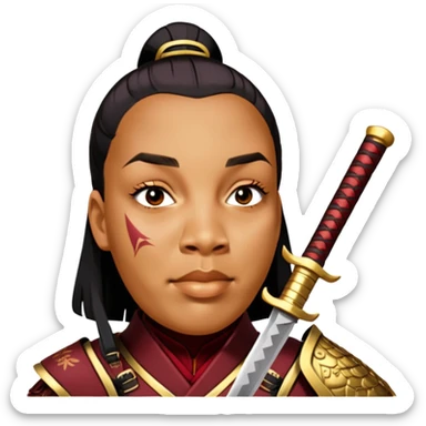 Samurai Leader sticker