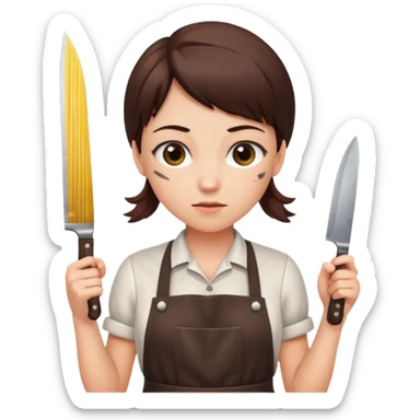 Carnicera chica sticker