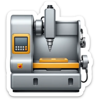 CNC machine tool emoji based on the provided logo sticker