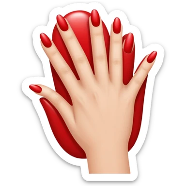 uñas pintadas  sticker