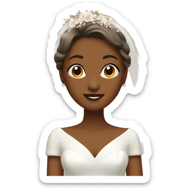 Autumn bride  sticker