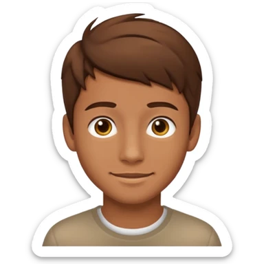 a 24 year old boy a little smile sticker