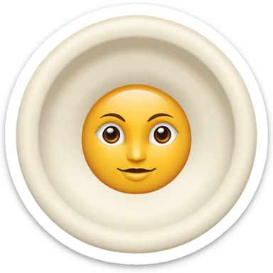 Quiero un emoji de la paz con una paloma blanca y un círculo sticker