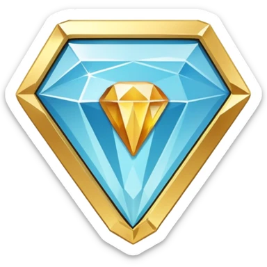 diamond youtube play button sticker