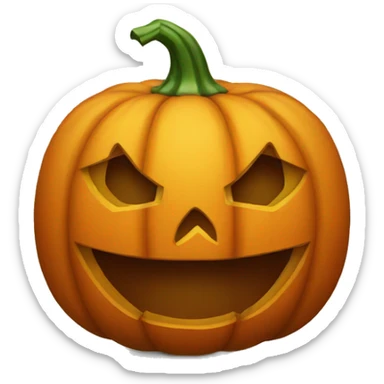 Pumpkin sticker