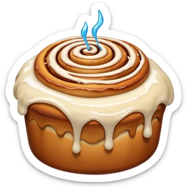killer cinnamon roll sticker