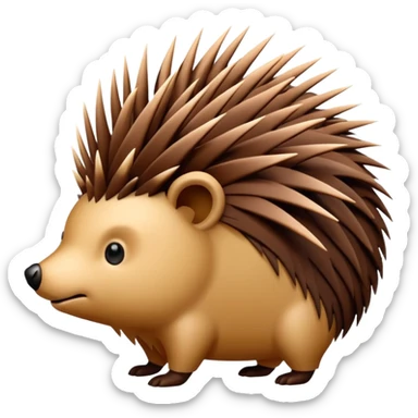 porcupine sticker