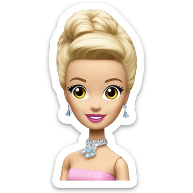 Barbie 1963 Oldsmobile Jetfire convertible  sticker