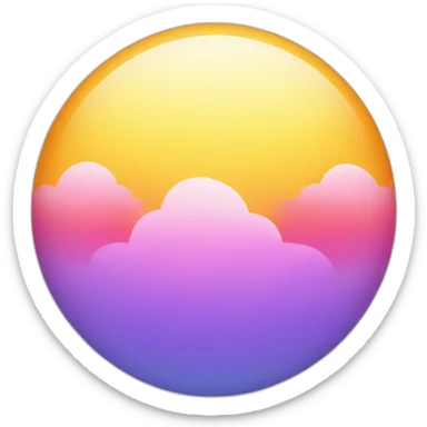 Single Yellow Orange Pink Blue Purple Red Enter The Sky sticker