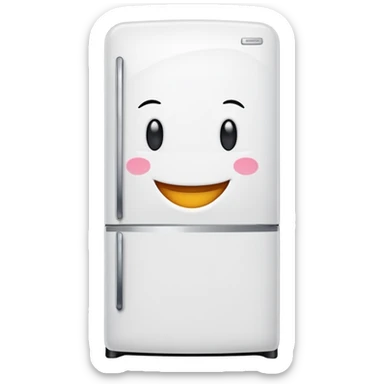 funny fridge emoji sticker