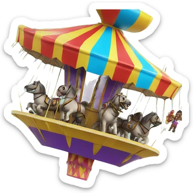Carnival ride  sticker