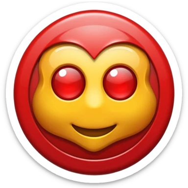 icono de ubicacion color rojo sticker