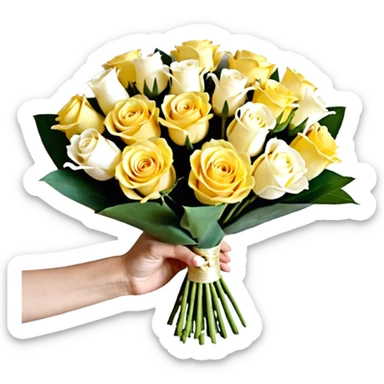 букет из ромашек sticker