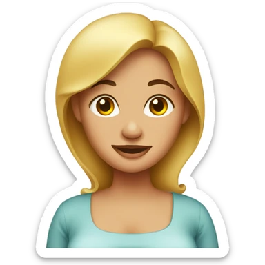 Pregnant housewife sticker