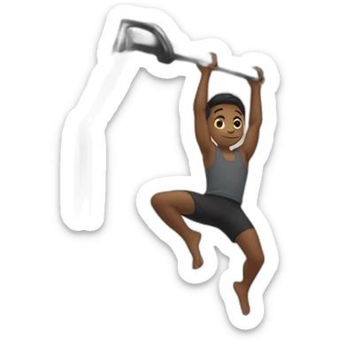 boy mixrace in front lever on drawbar sticker