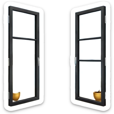 window apartment with sea view sticker