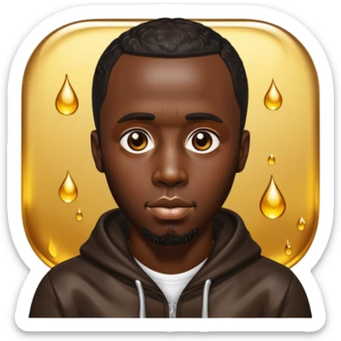 P Diddy with oil sticker