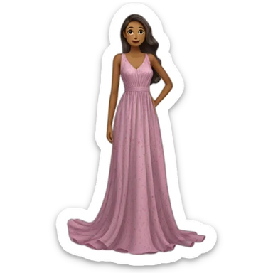 maxi dress sticker