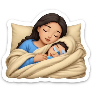 Latina baddie sleeping sticker
