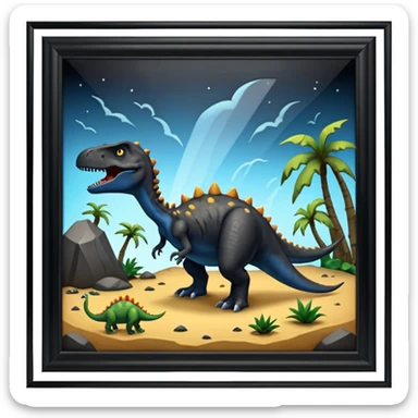 Ideas in a tarpit, just like how dinosaurs died sticker