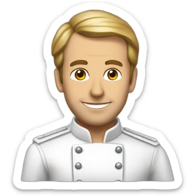 macron cuisinier sticker