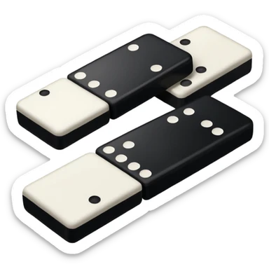 Domino piéces sticker