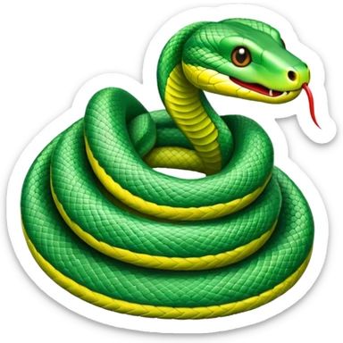 Snake sticker