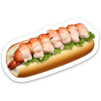 Cold lobster roll sticker