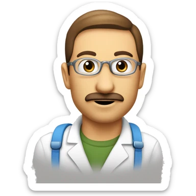 fais moi un logo épuré avec un poumon  pour une startup de test de maladie pulmonaire sticker