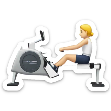 Rowing machine sticker
