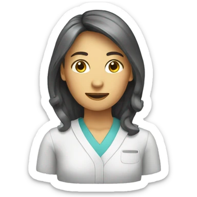 Emoji for applied psychologist (female) sticker
