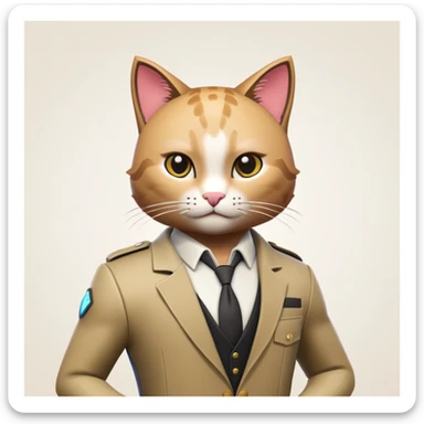 mister meowdas (fortnite) sticker