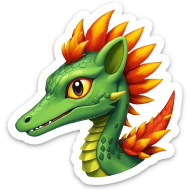Sceptile-Inteleon-Delphox-Pokémon-Fakémon-creature sticker