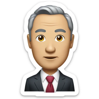 Nūrsūltan Nazarbaev President of Kazakhstan sticker