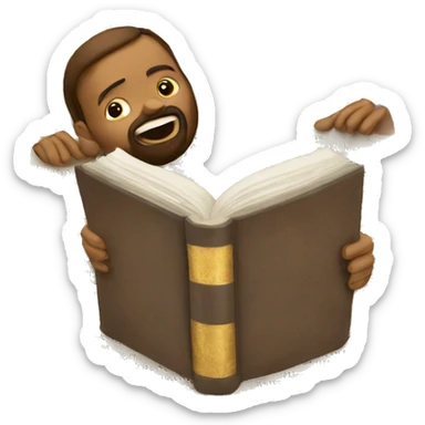 Revelation book in Bible sticker