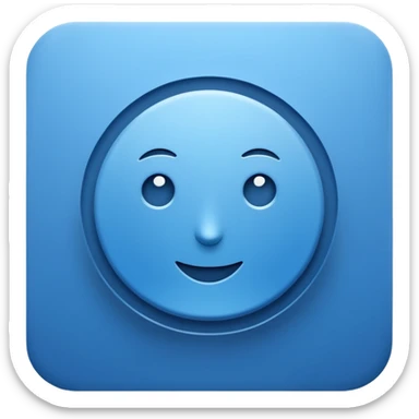 Presentation blue sticker