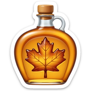 maple syrup sticker