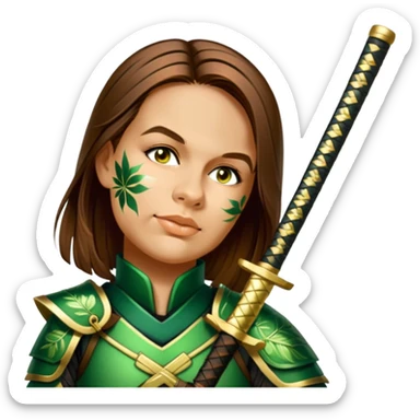 Emerald Samurai sticker