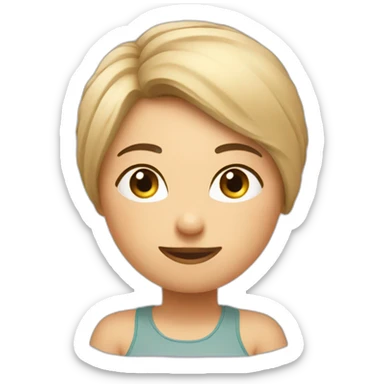 Yoga wear with lot of noise sticker