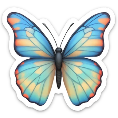 Aetetic butterfly sticker