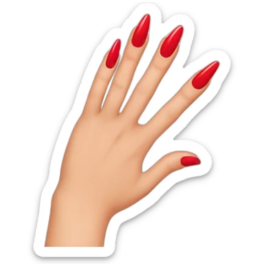 Red-nails sticker